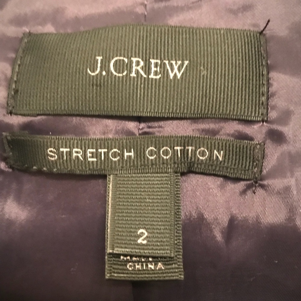J. Crew Campbell Blazer two-way stretch cotton - Picture 4 of 4